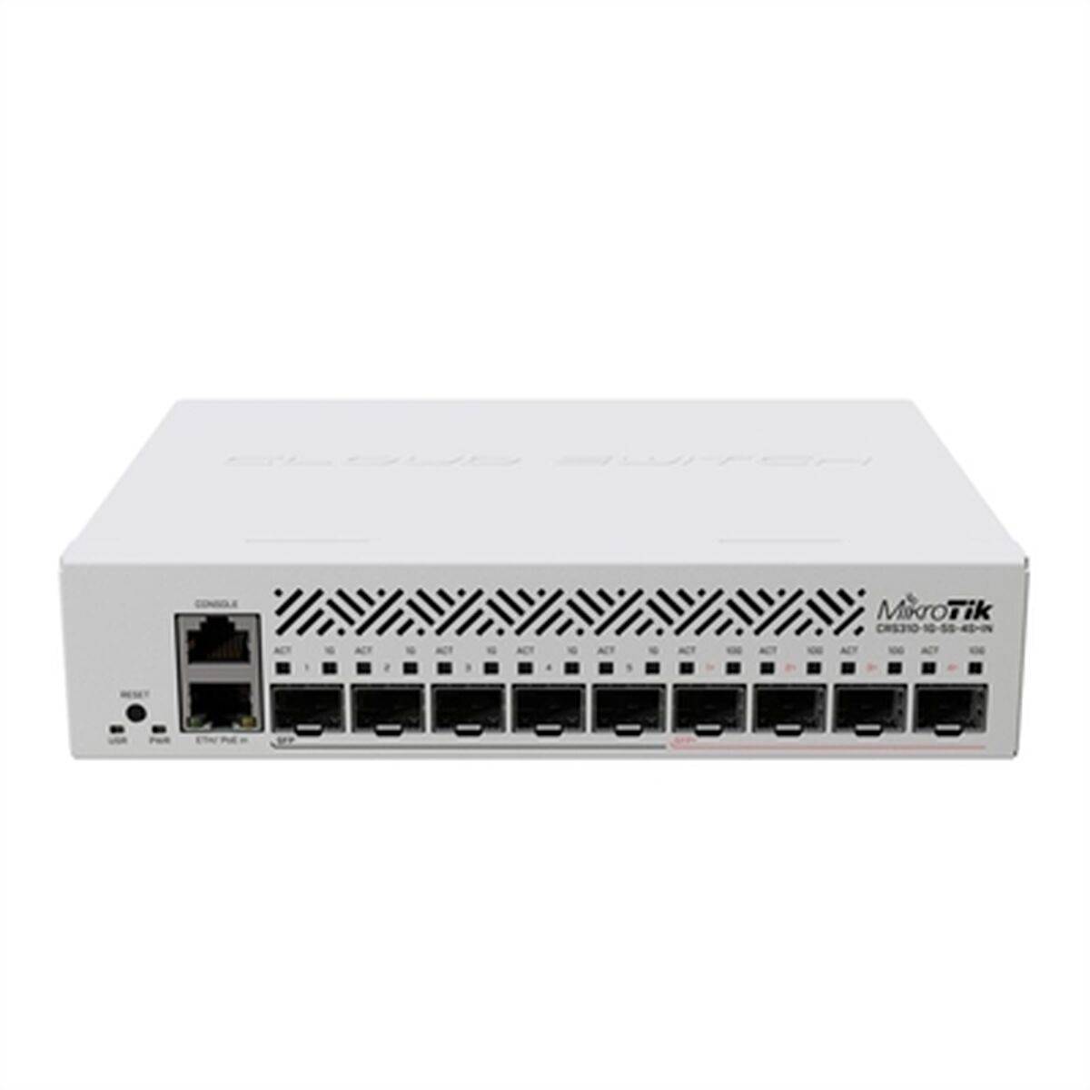 MikroTik CRS310-1G-5S-4S+IN - Switch - L3 - 5 x Gigabit SFP + 4 x 10 Gigabit SFP
