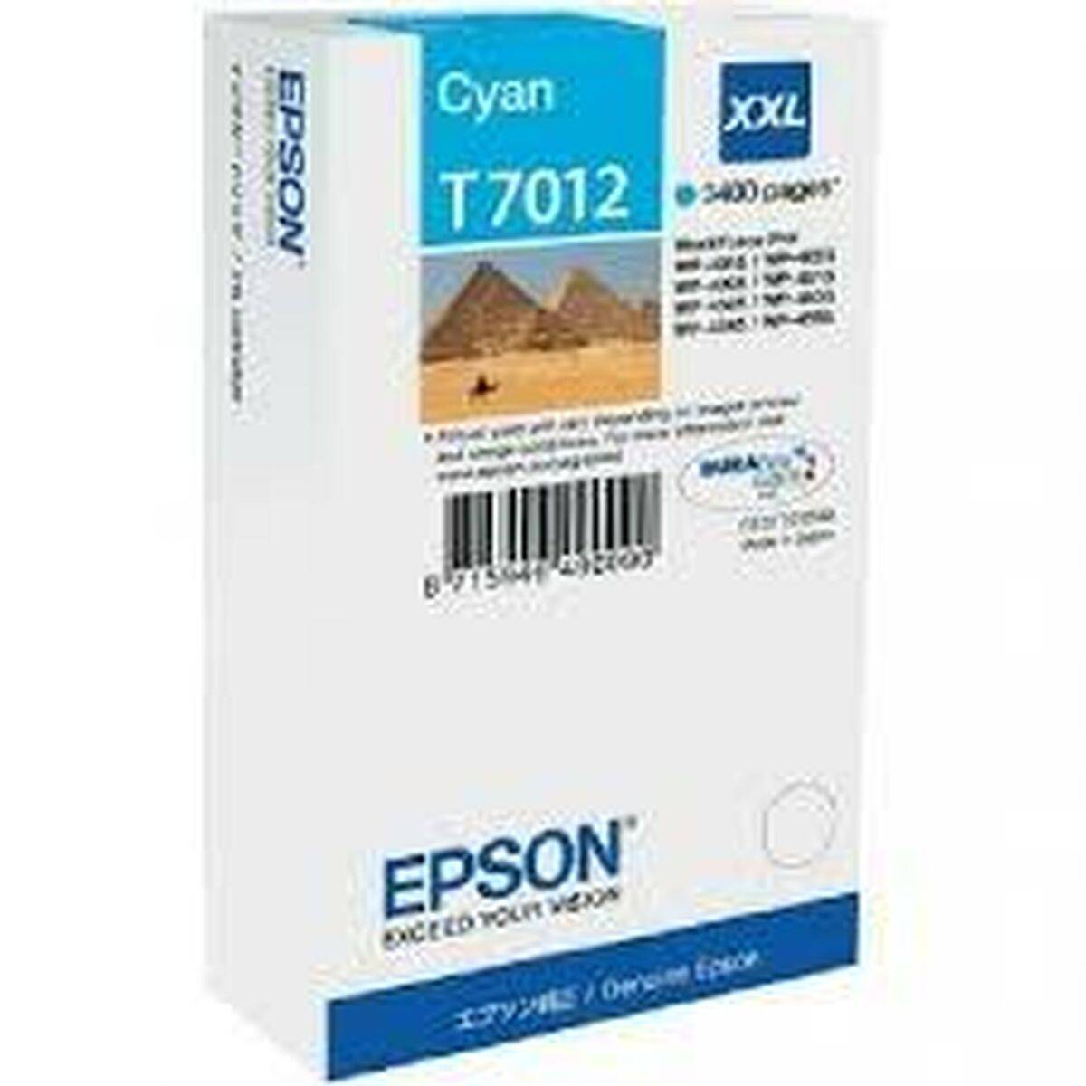 Epson T7012 - 34.2 ml - Größe XXL - Cyan - original - Blisterverpackung - Tinten