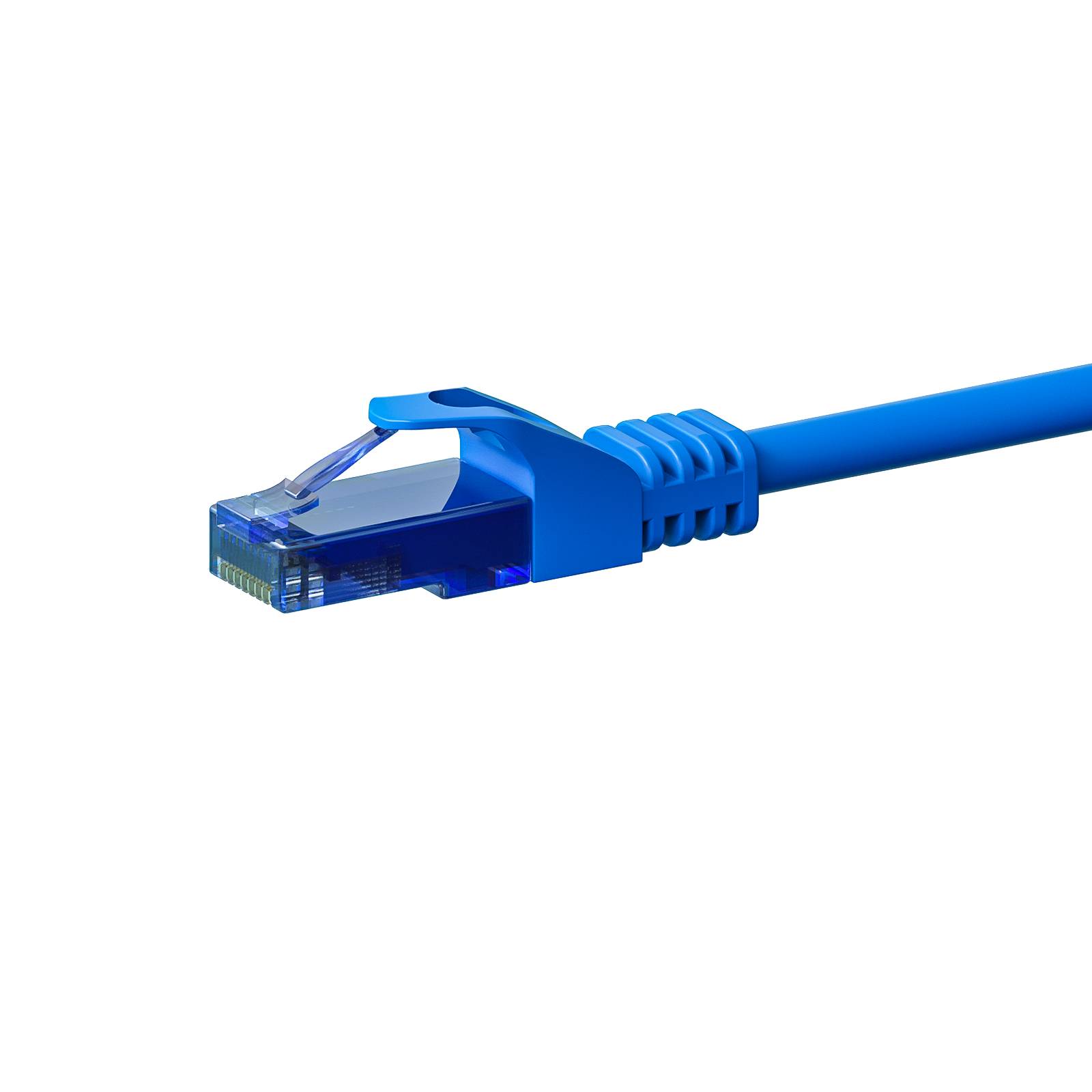 Danicom - CAT6a Netzwerkkabel 100% Kupfer - U/UTP - 30 Meter - Blau