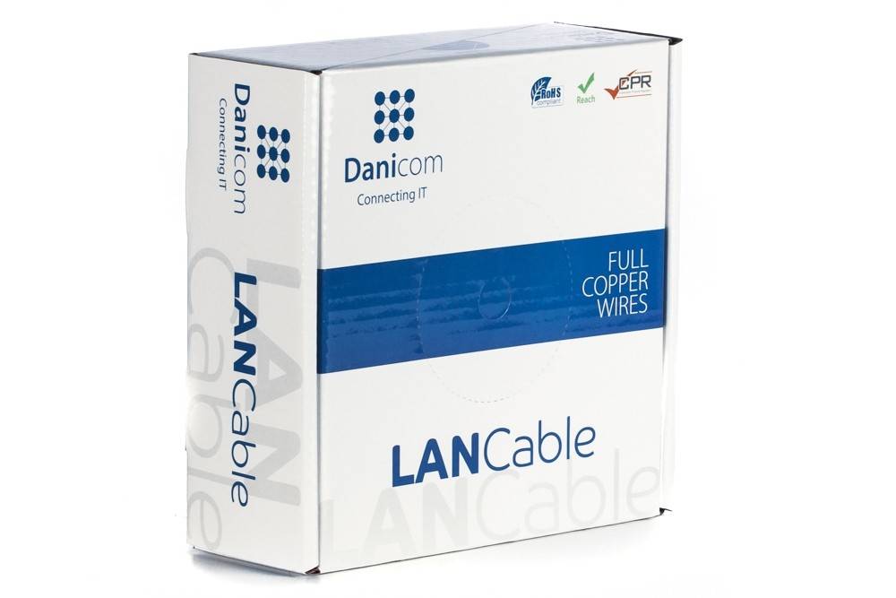 DANICOM CAT6A S/FTP 50m - LSZH (Fca)