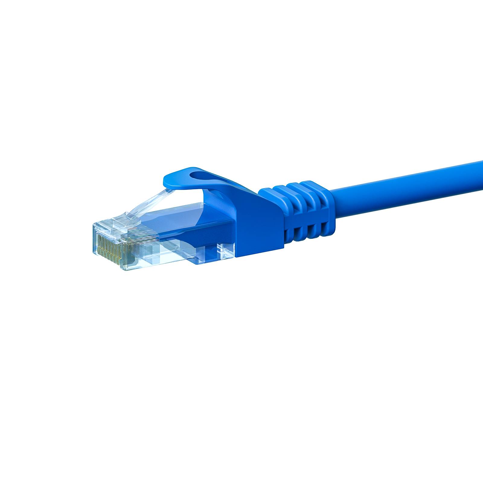Danicom - CAT5e Netzwerkkabel, U/UTP, 30 meter, Blau, 100% Kupfer