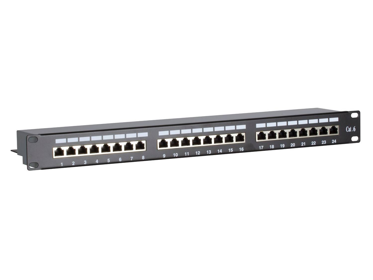Danicom - Patchpanel 19" CAT6 FTP - 24 ports
