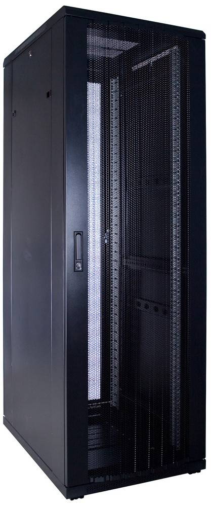 Danicom - 37 HE 19” Serverschrank, mit perforierter Fronttür (BxTxH) 600 x 800 x 1800mm