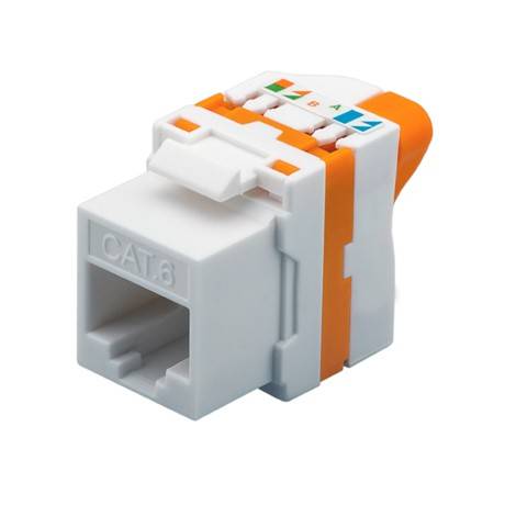 Danicom - CAT6 UTP Keystone Netzwerkstecker - Toolless Twist