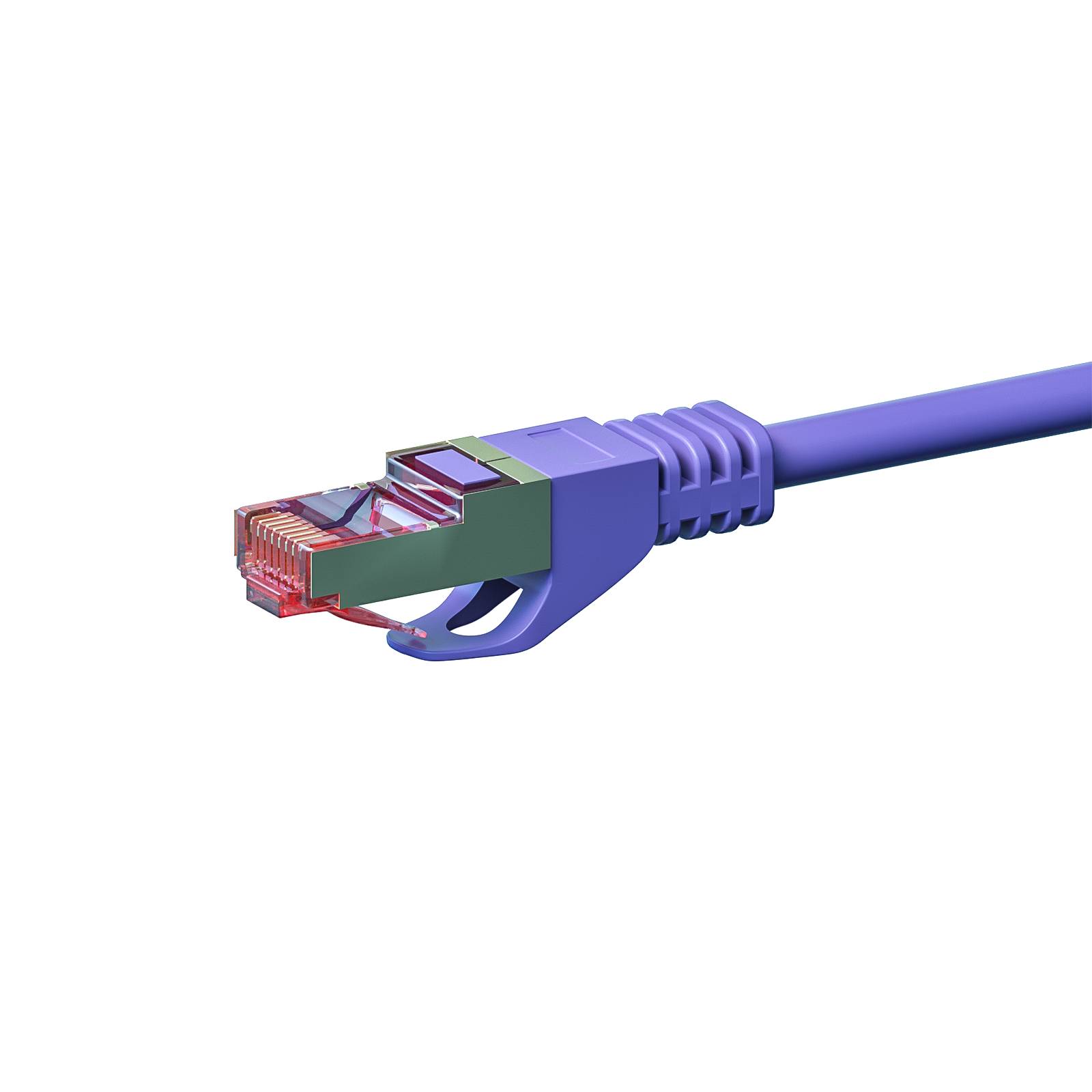 Danicom - CAT 6 Netzwerkkabel LSOH - S/FTP - 20 Meter - Violett