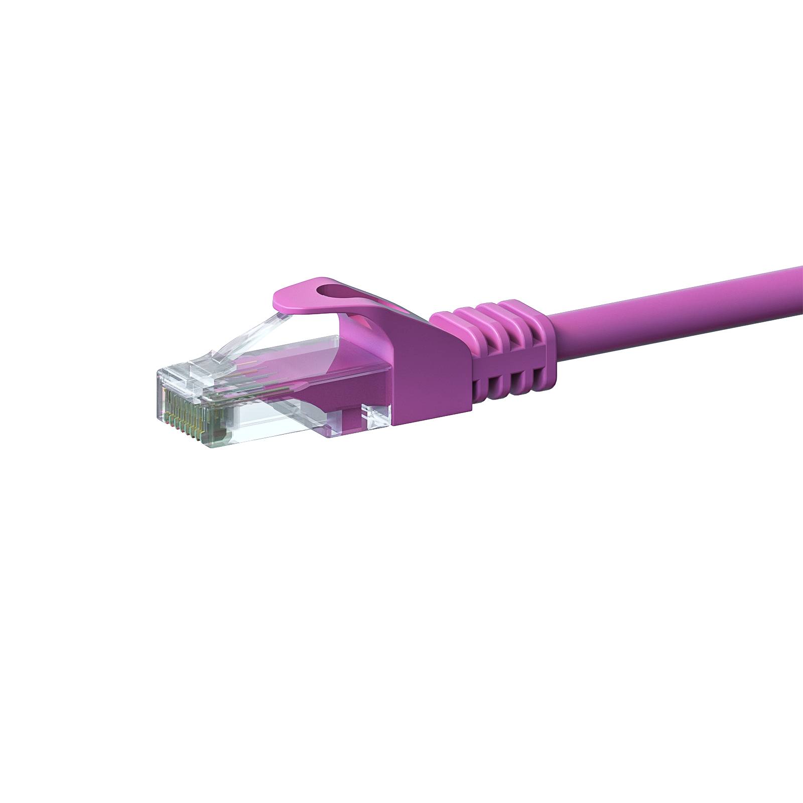 Danicom - CAT 6 Netzwerkkabel U/UTP - 1 Meter - Rosa - CCA