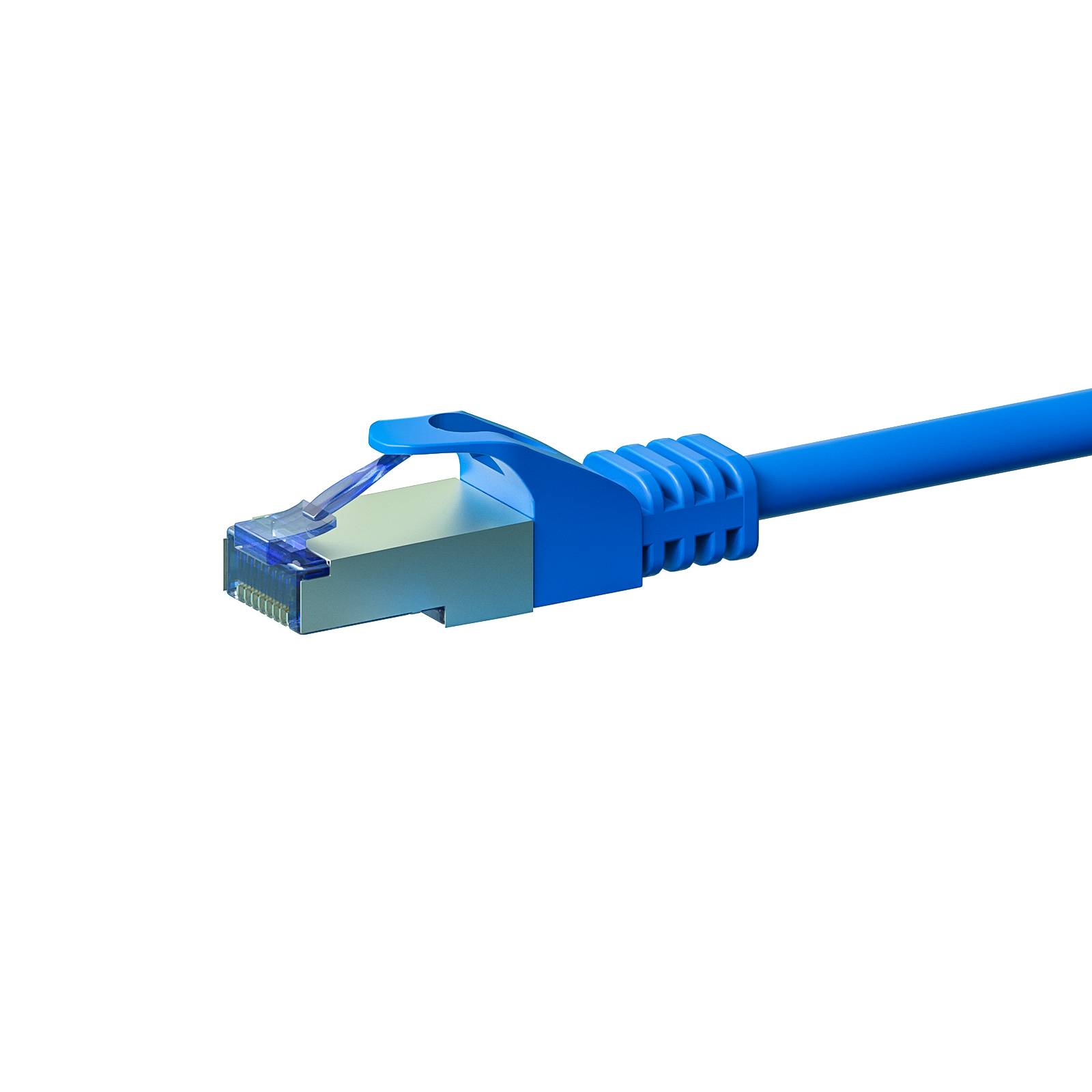 Danicom - CAT 6a Netzwerkkabel LSOH - S/FTP - 0,50 Meter - Blau
