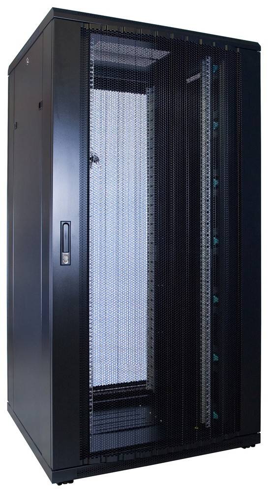 Danicom - 32 HE 19” Serverschrank, mit perforierter Fronttür (BxTxH) 800 x 800 x 1600mm