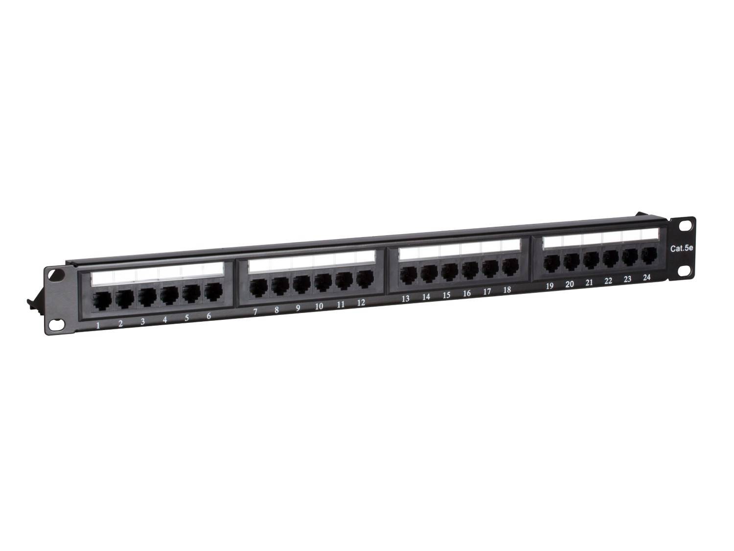 Danicom - Patchpanel 19" CAT5e UTP - 24 ports