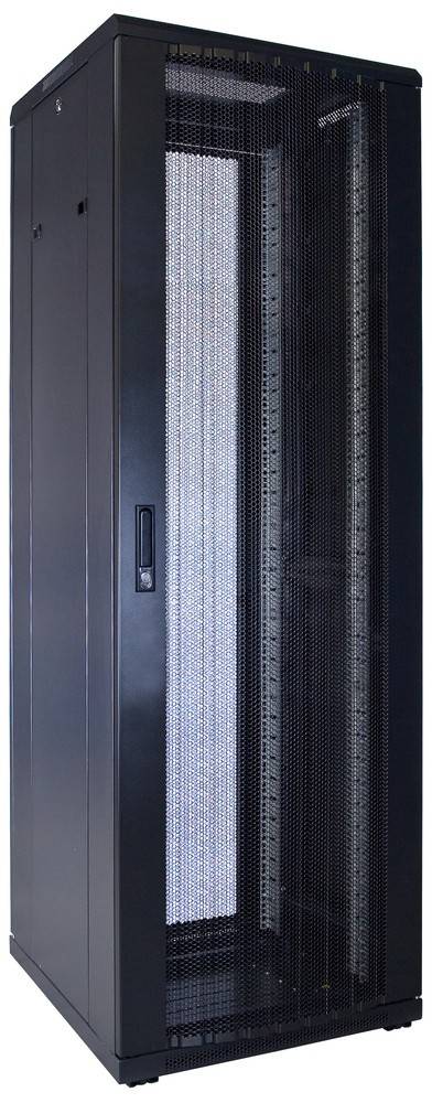 Danicom - 37 HE 19” Serverschrank, mit perforierter Fronttür (BxTxH) 600 x 600 x 1800mm
