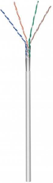 Danicom - CAT5e F/UTP 50m auf Spule gewickelt starr grau CCA
