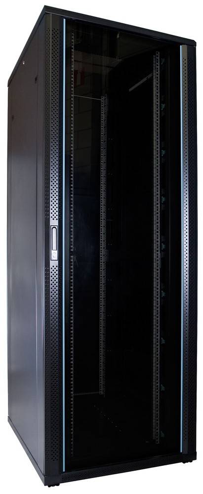 Danicom - 47 HE 19” Serverschrank, mit Glastür (BxTxH) 800 x 1000 x 2200mm