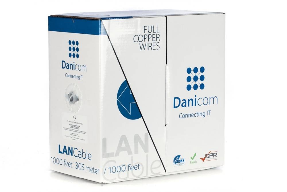 Danicom - DANICOM CAT5E UTP 305m - PVC (Fca)