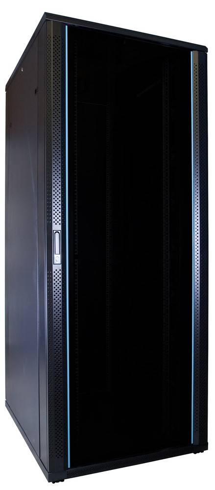 Danicom - 42 HE 19” Serverschrank, mit Glastür (BxTxH) 800 x 1000 x 2000mm