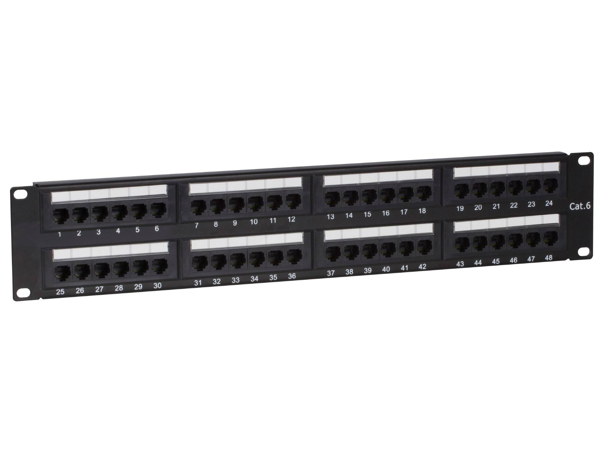 Danicom - Patchpanel 19" CAT6 UTP - 48 ports