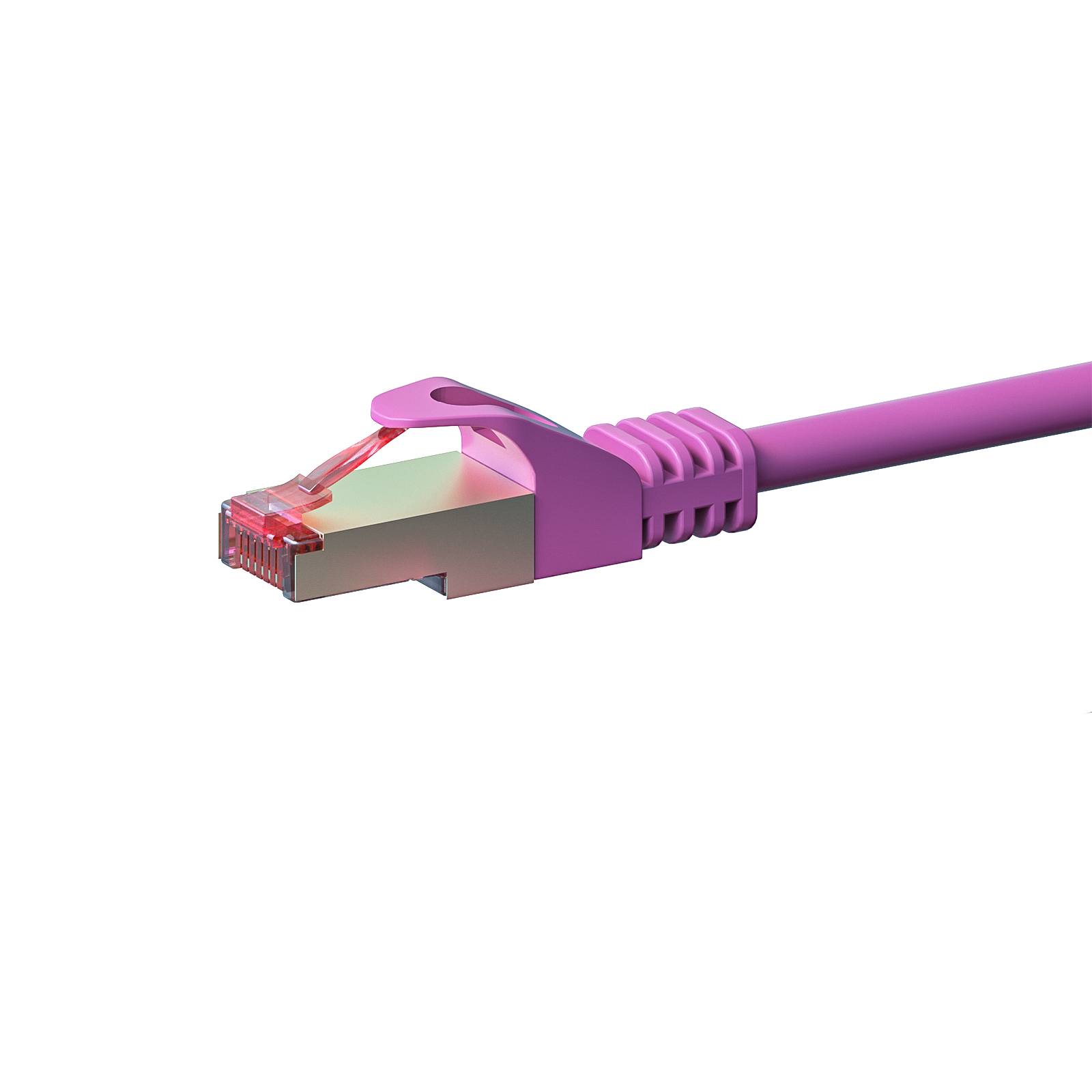 Danicom - CAT 6 Netzwerkkabel LSOH - S/FTP - 30 Meter - Rosa