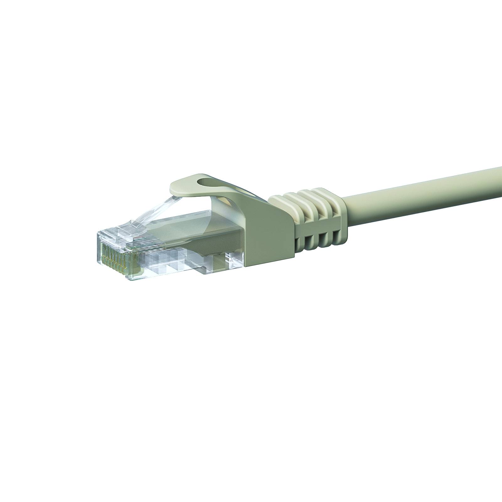 Danicom - CAT 5e Netzwerkkabel U/UTP – 10 Meter - Grau - CCA