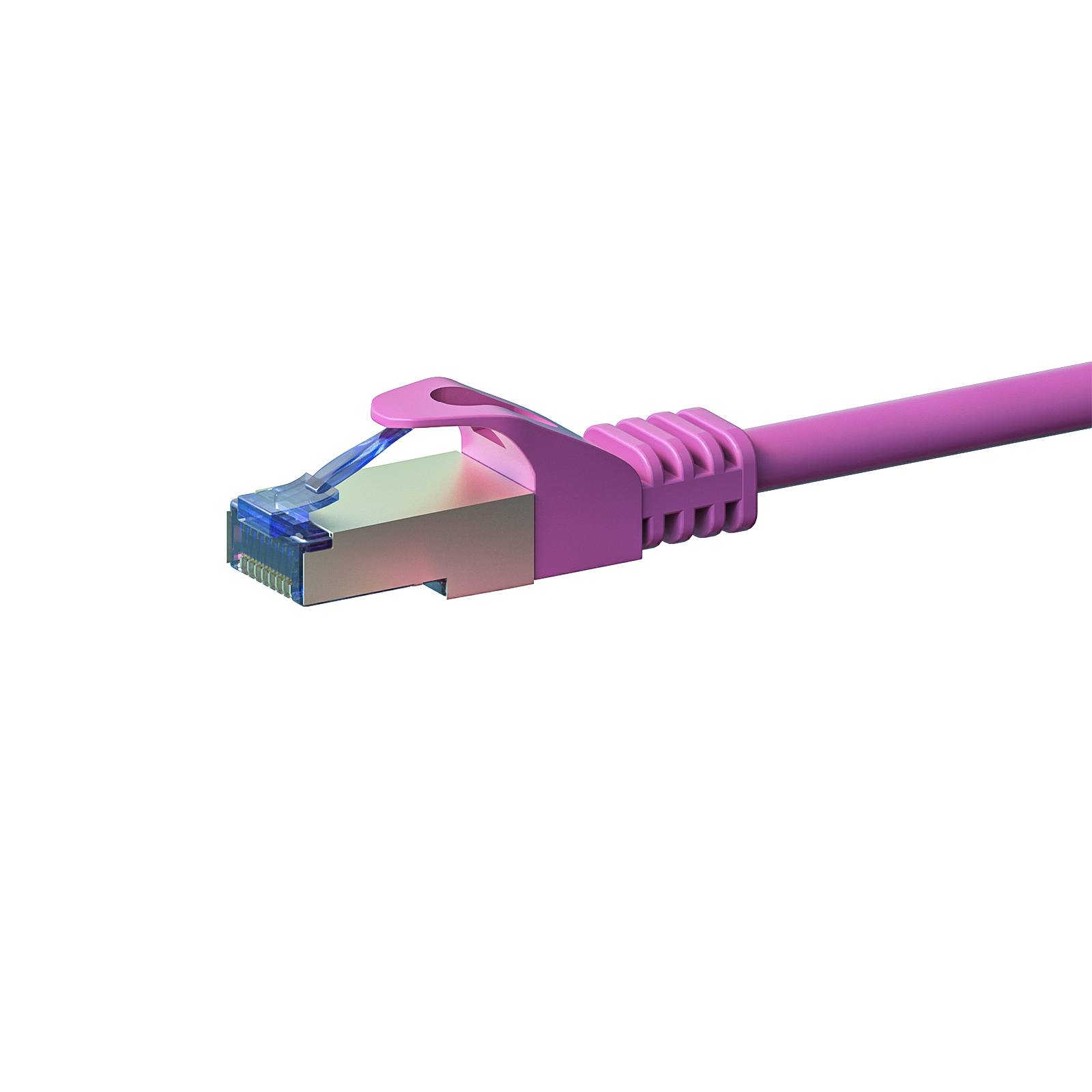Danicom - CAT 6a Netzwerkkabel LSOH - S/FTP - 3 Meter - Rosa
