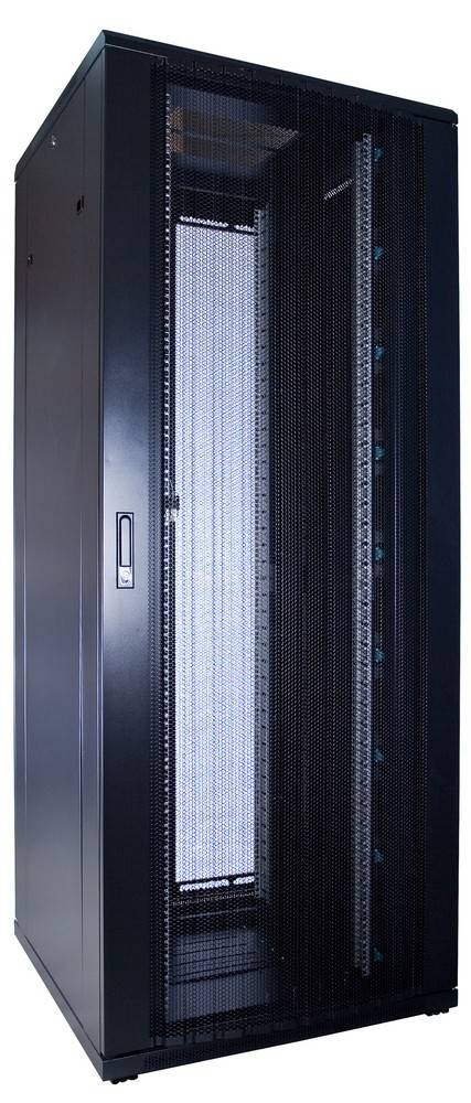 Danicom - 42 HE 19” Serverschrank, mit perforierten Türen (BxTxH) 800 x 800 x 2000mm