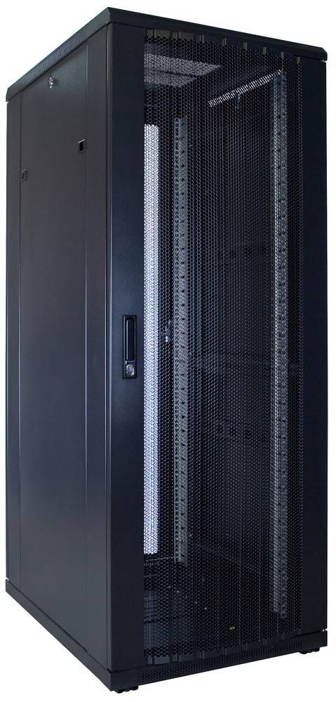 Danicom - 32 HE 19” Serverschrank, mit perforierter Fronttür (BxTxH) 600 x 800 x 1600mm