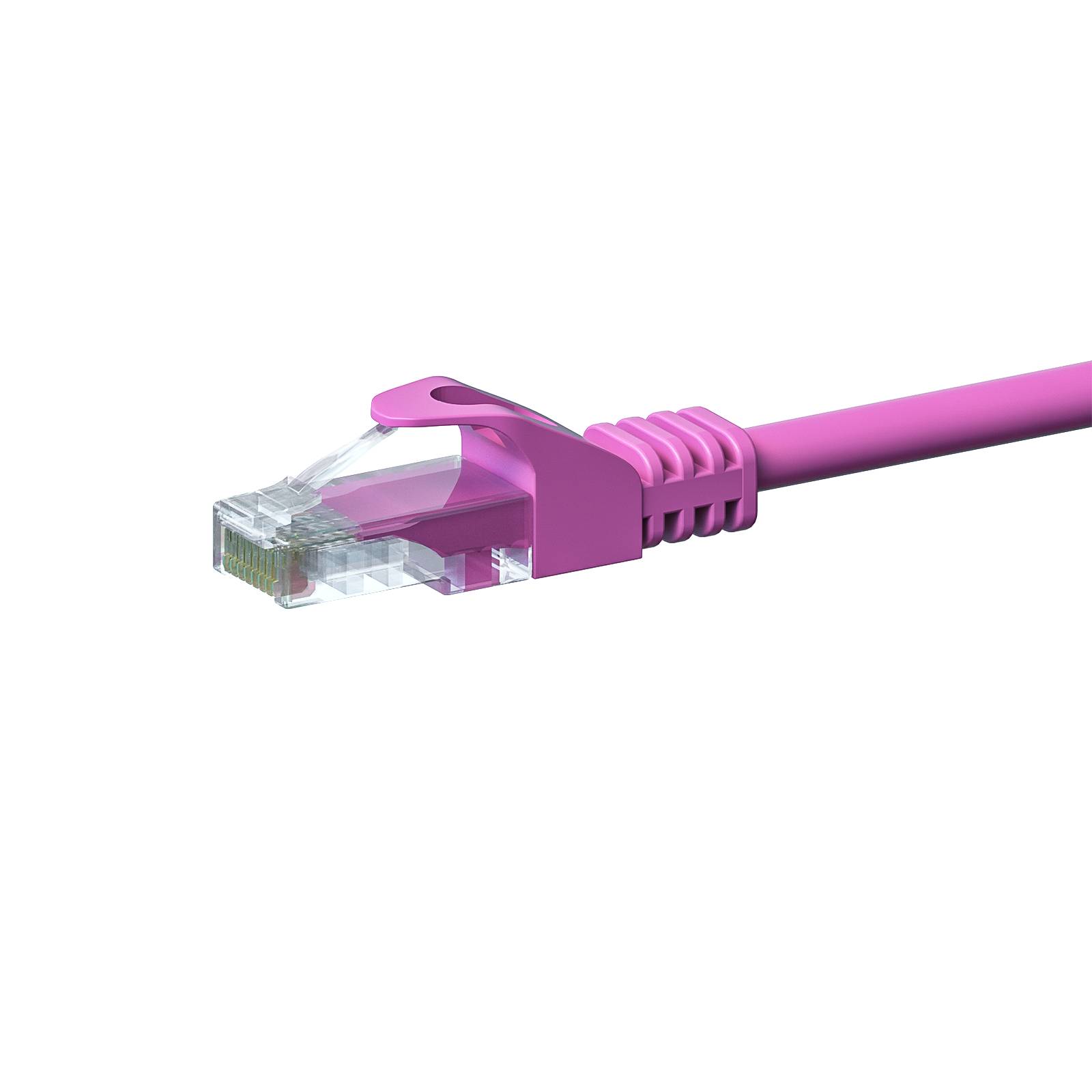Danicom - CAT 5e Netzwerkkabel U/UTP – 1,50 Meter - Rosa - CCA