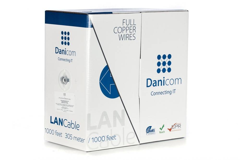 DANICOM CAT6 UTP 305m - PVC (Fca)