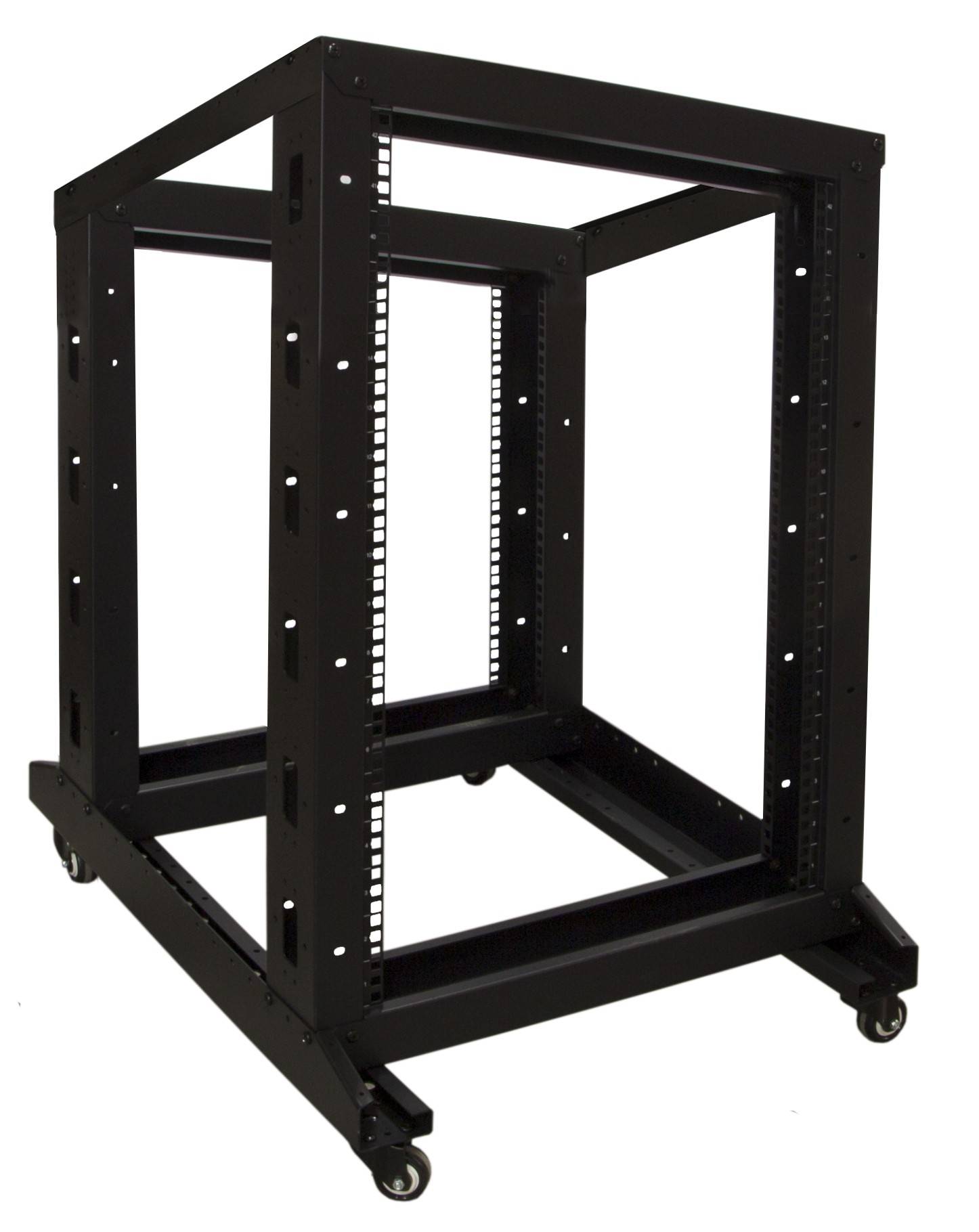 Danicom - 18 HE, 19” Rackschrank auf Rollen, unmontiert, (BxTxH) 600 x 800 x 1000mm