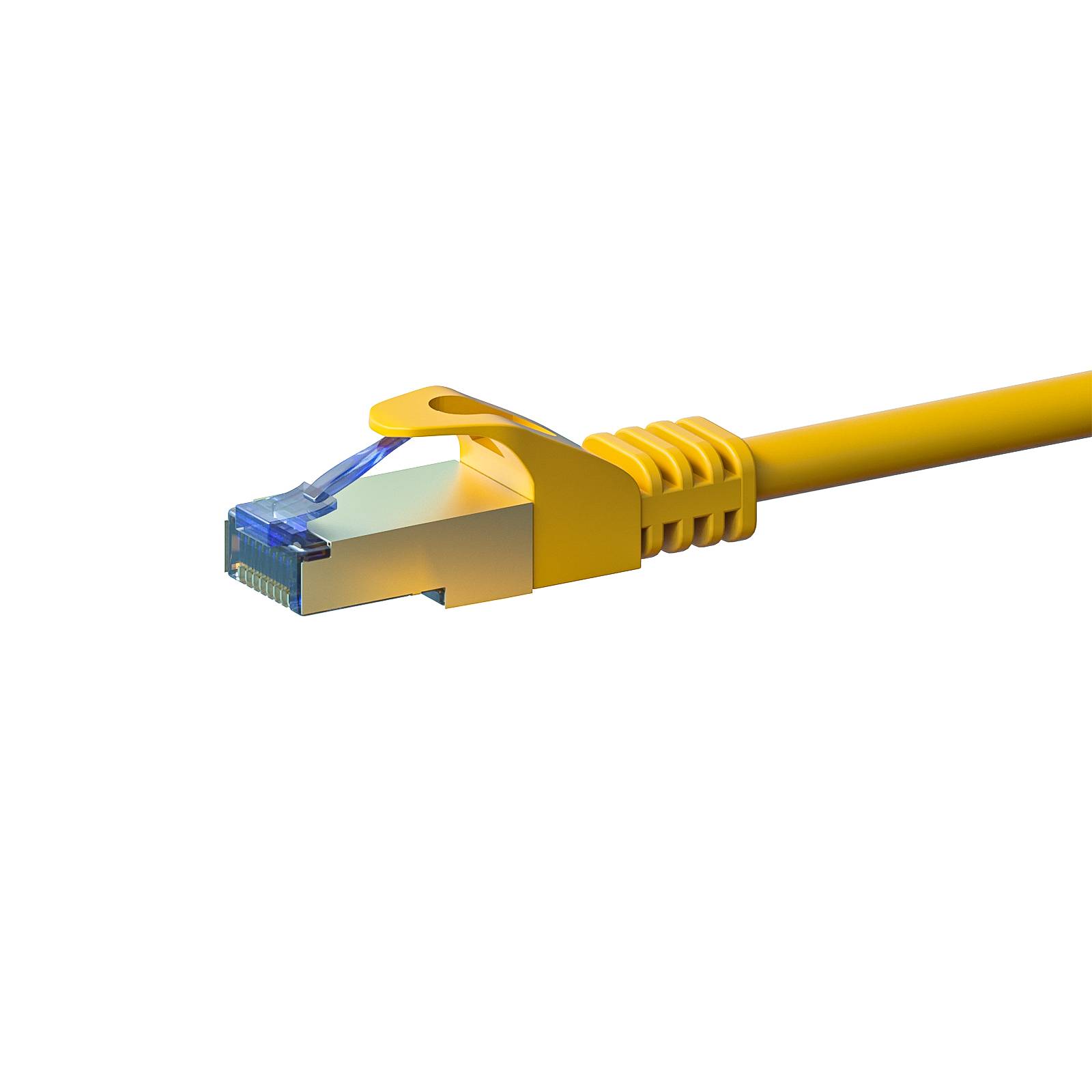 Danicom - CAT 6a Netzwerkkabel LSOH - S/FTP - 15 Meter - Gelb