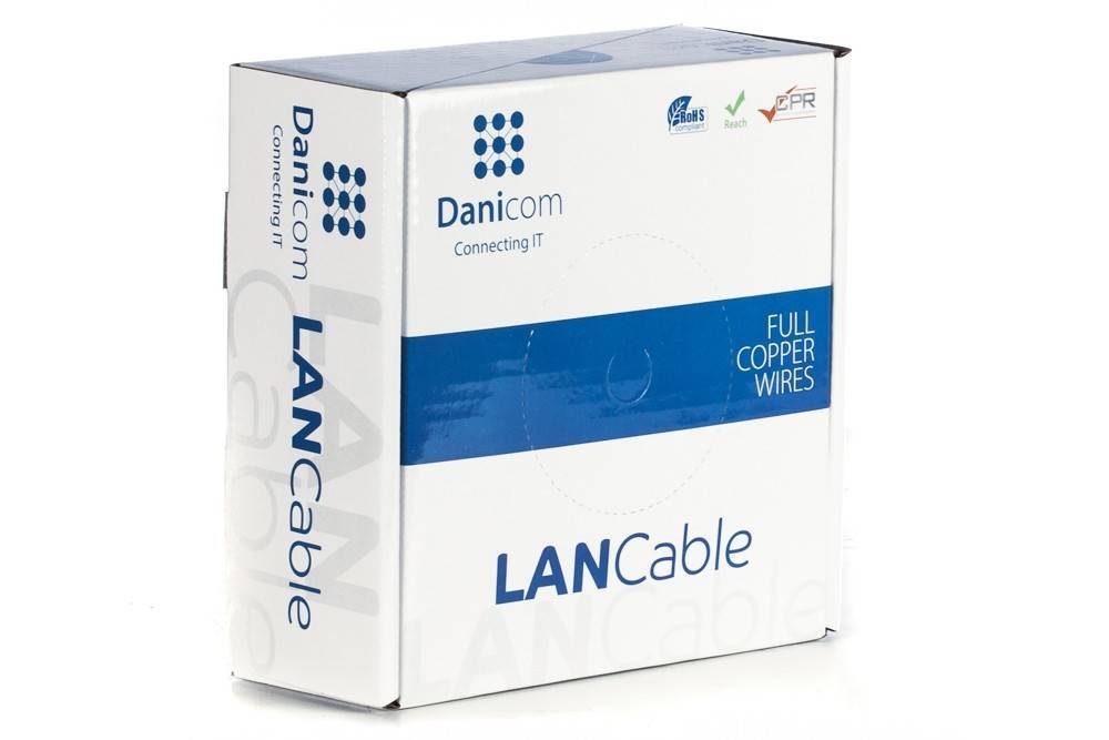 DANICOM CAT5E FTP 50m - flexibel - PVC (Fca)