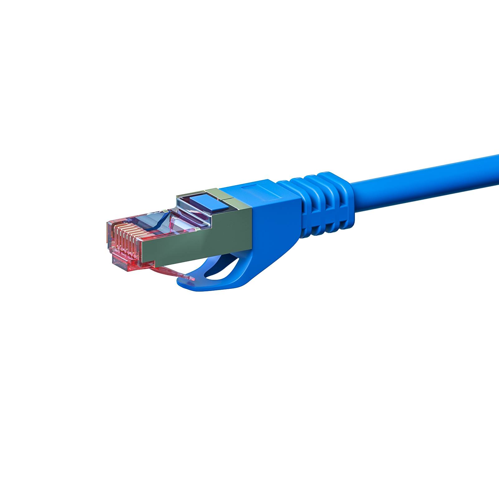 Danicom - CAT 6 Netzwerkkabel LSOH - S/FTP - 3 Meter - Blau