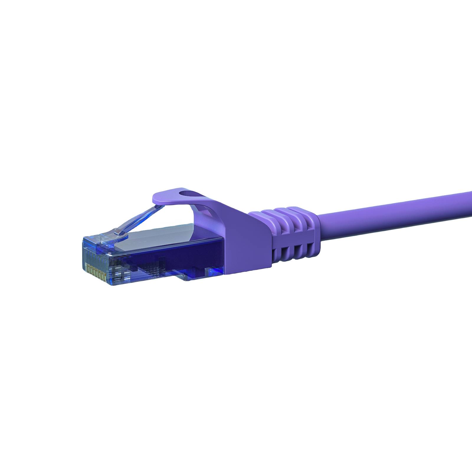 Danicom - CAT6a Netzwerkkabel 100% Kupfer - U/UTP - 30 Meter - Violett