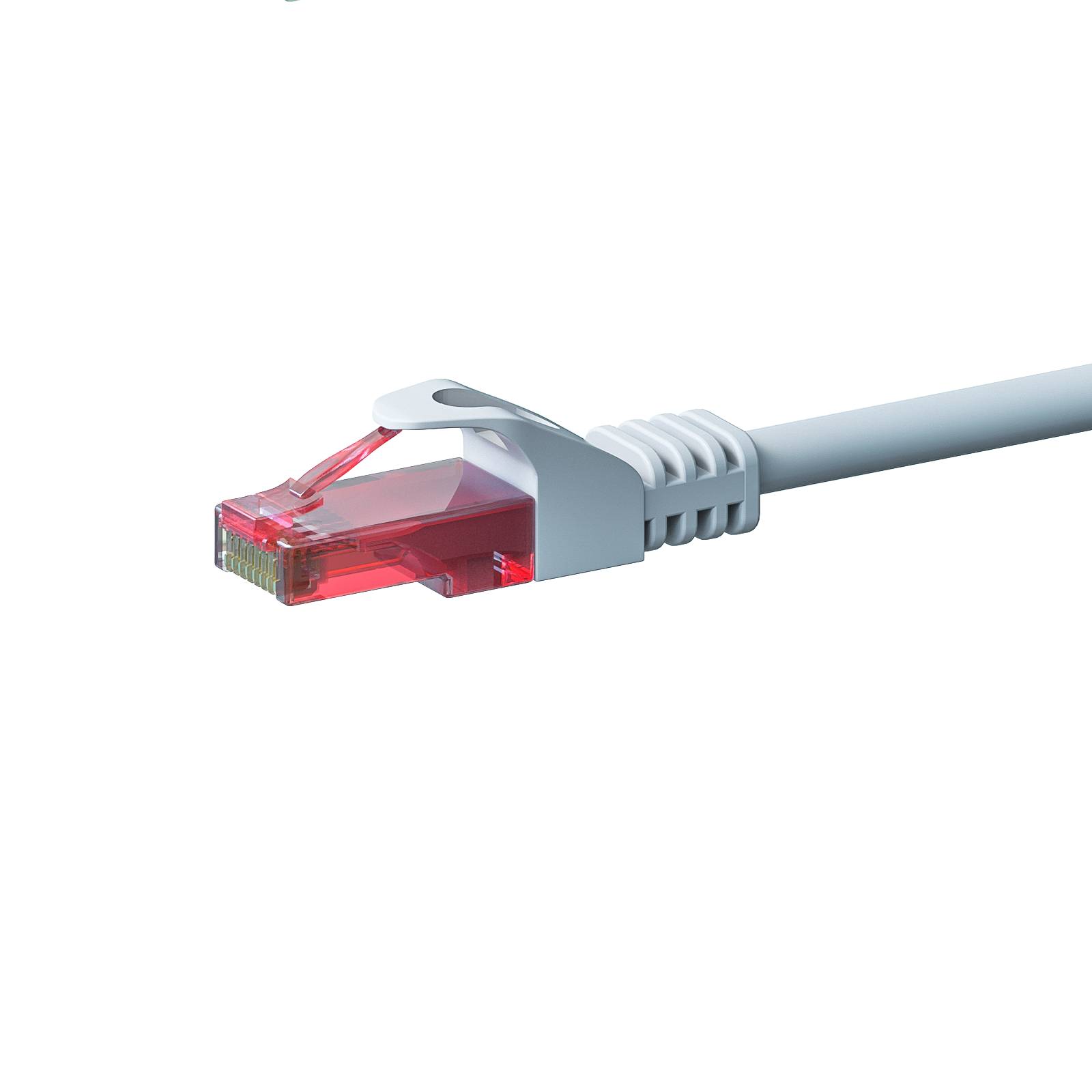 Danicom - CAT6 Netzwerkkabel, U/UTP, 5 meter, Weiß, 100% Kupfer