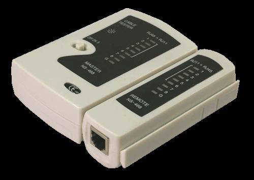 Danicom - Netzwerktester, RJ11 RJ12 RJ45 ISDN Leitungstester, Cat5 Cat6 Kabeltester