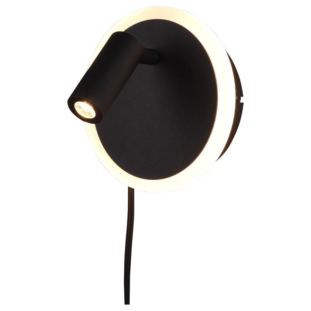 TRIO Jordan - Oberfläche - 3000 K - IP20 - Schwarz