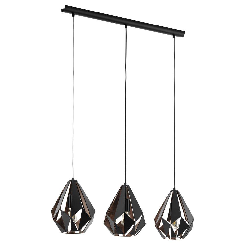 EGLO Carlton 1 - Flexible Halterung - Schwarz - Kupfer - Schwarz - Kupfer - Stah