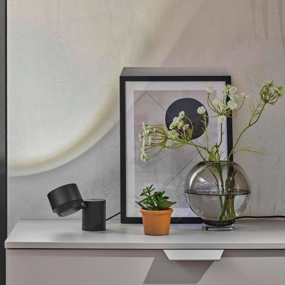 LED Wandleuchte Puric Pane in Schwarz 4W 300lm