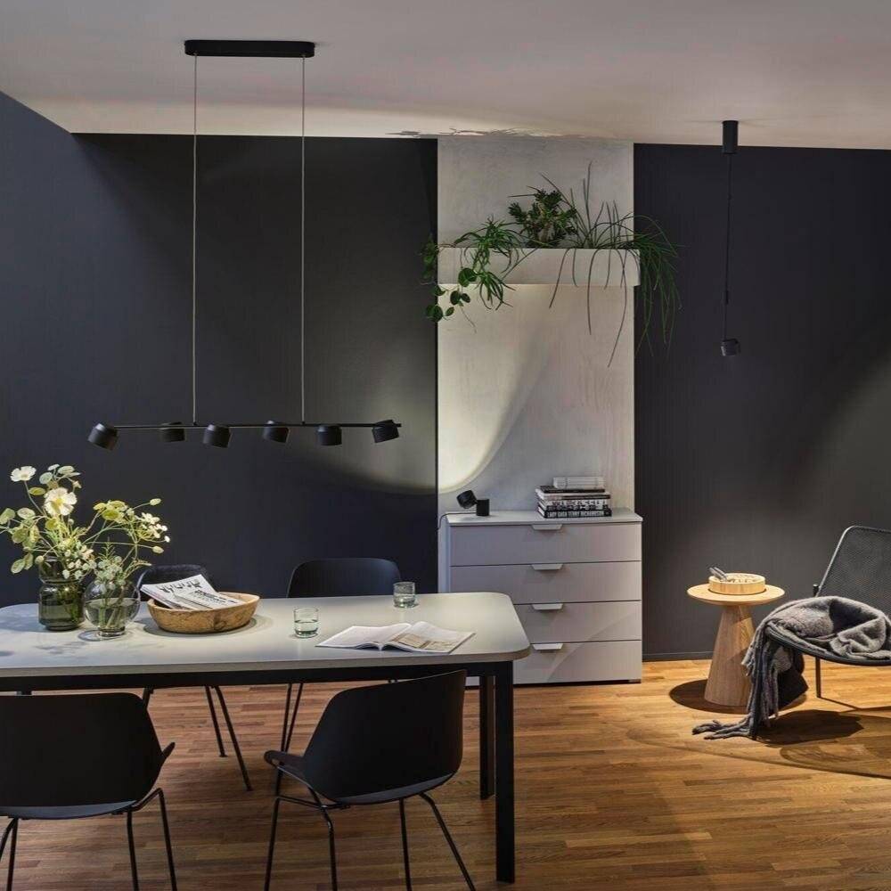 LED Wandleuchte Puric Pane in Schwarz 4W 300lm