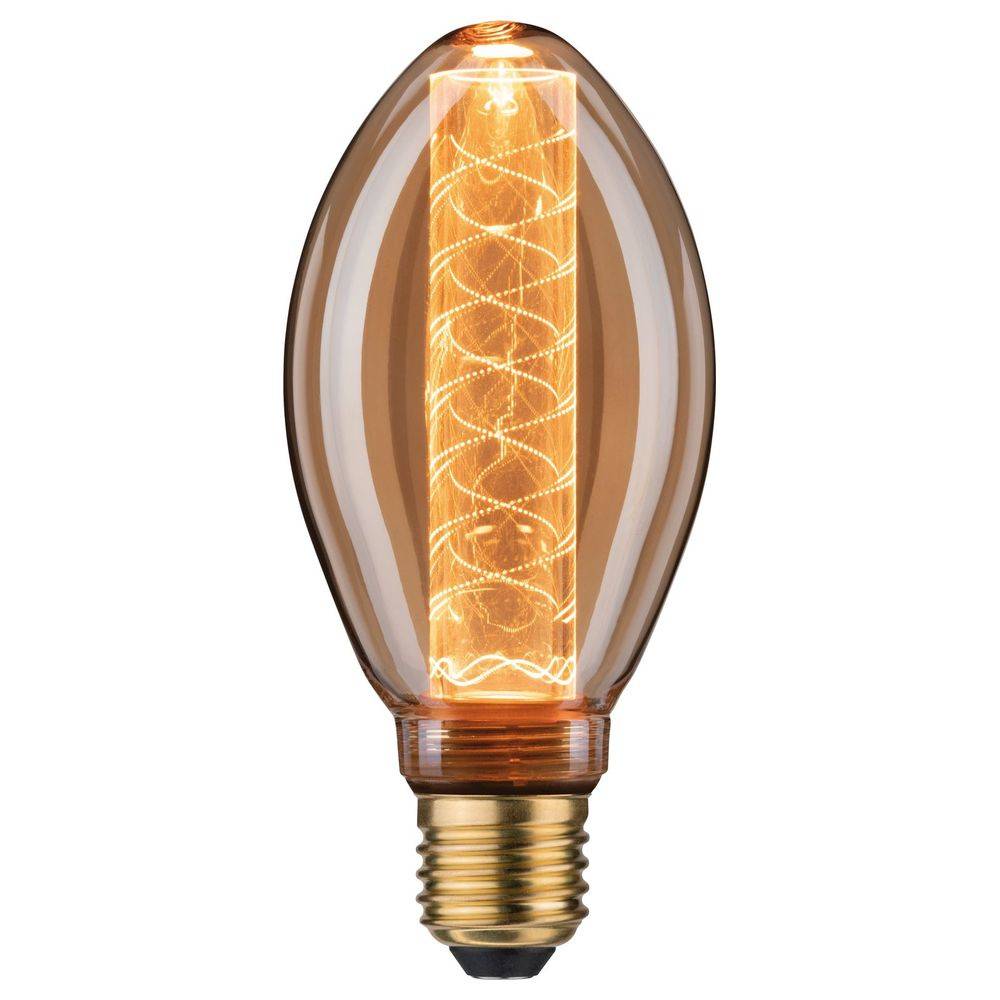 LED E27 Leuchtmittel Innerglow in Gold 3,6W 120lm Spiralmuster