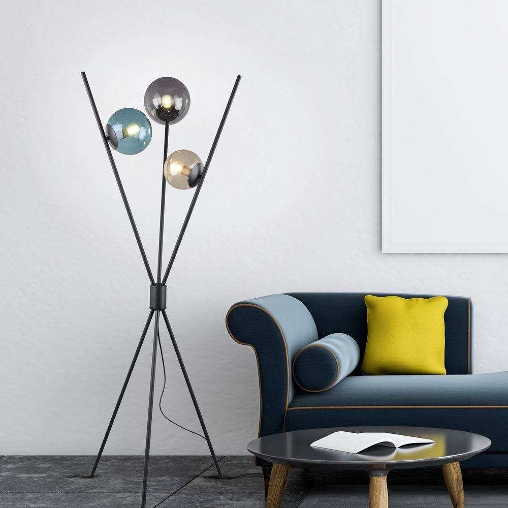 Stehleuchte LANCE 3x E14 403400317ohne LM D.60 x H.156cm sw