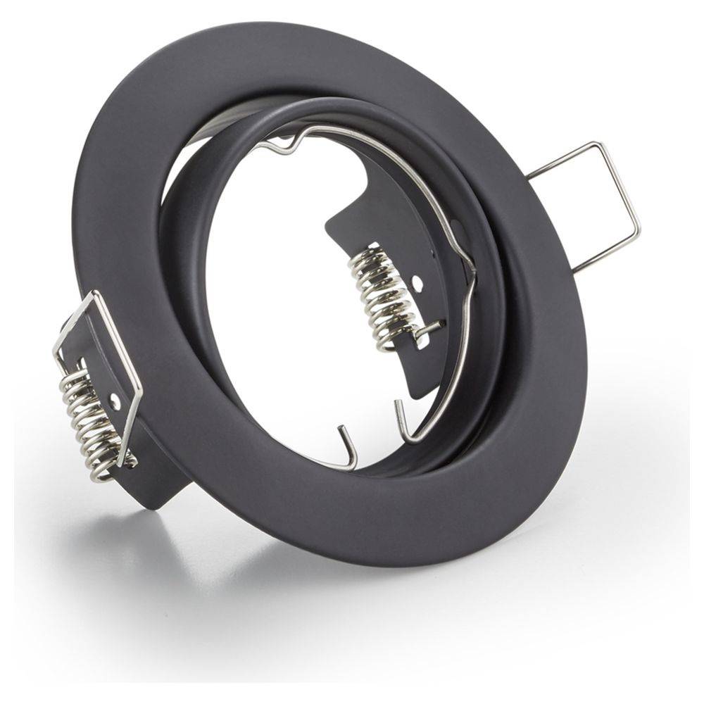 Deckeneinbaustrahler JURA GU10 83mm EBDM 68mm schwarz matt