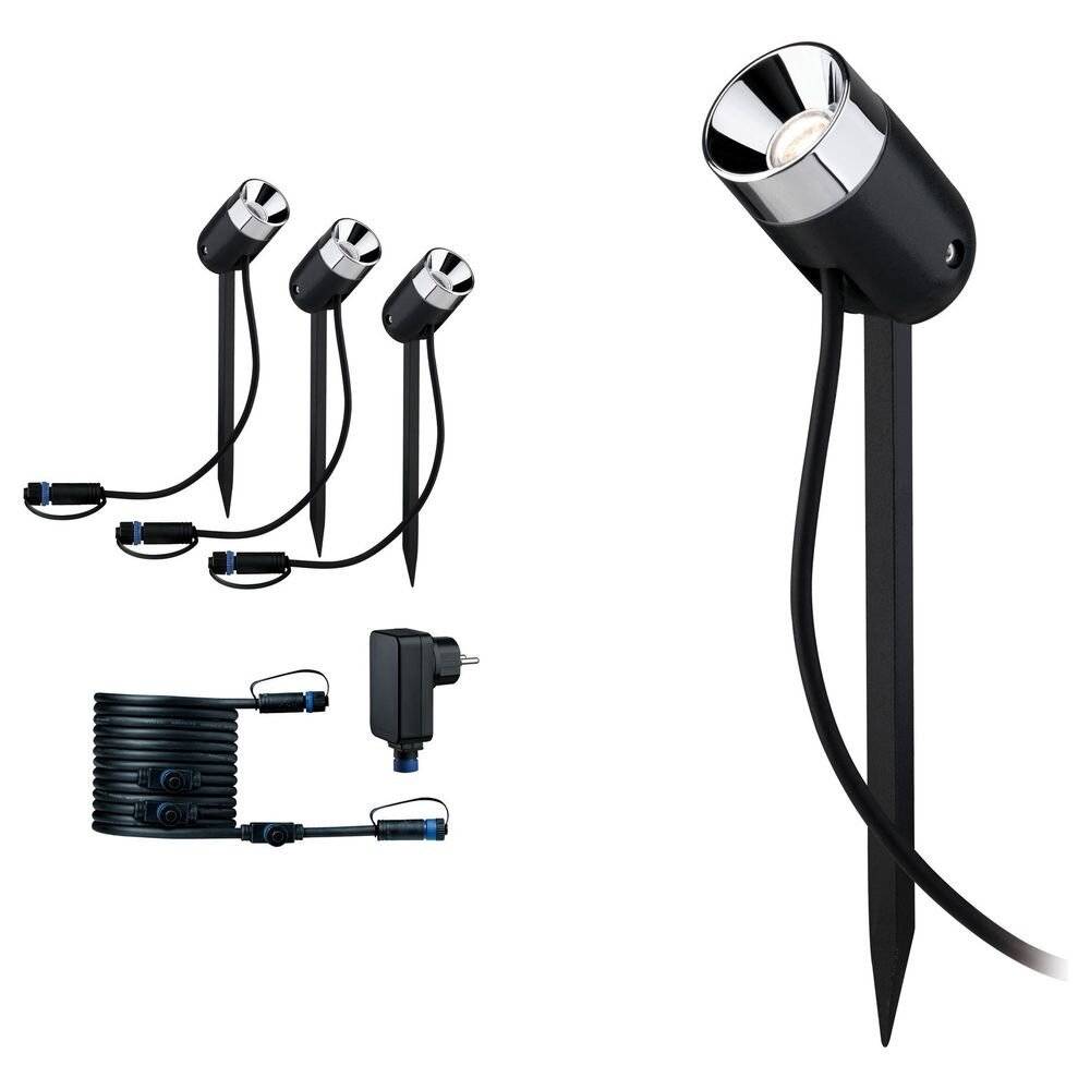 942.42 - Außen-Bodenbeleuchtung - Schwarz - Kunststoff - IP65 - Garten - II