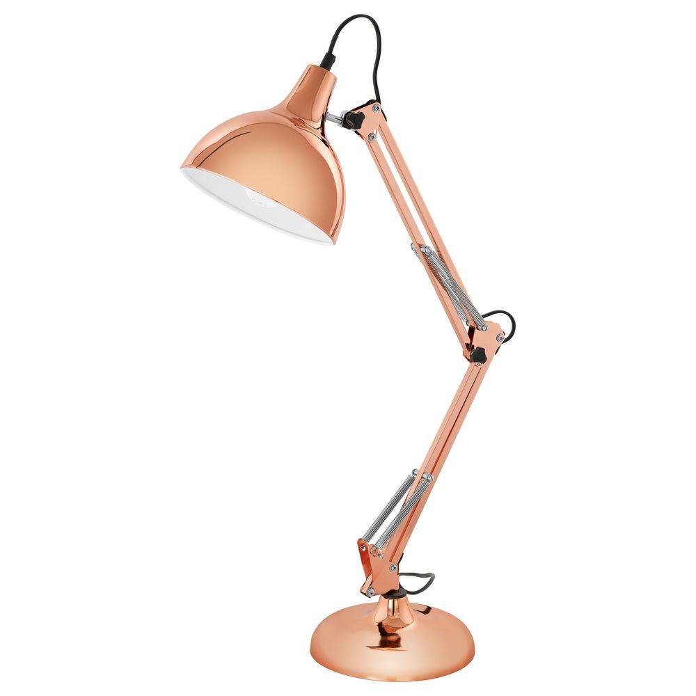 Eglo Leuchten EGLO Borgillio, Kupfer, Stahl, Schlafzimmer, Wohnzimmer, IP20, II, ENEC