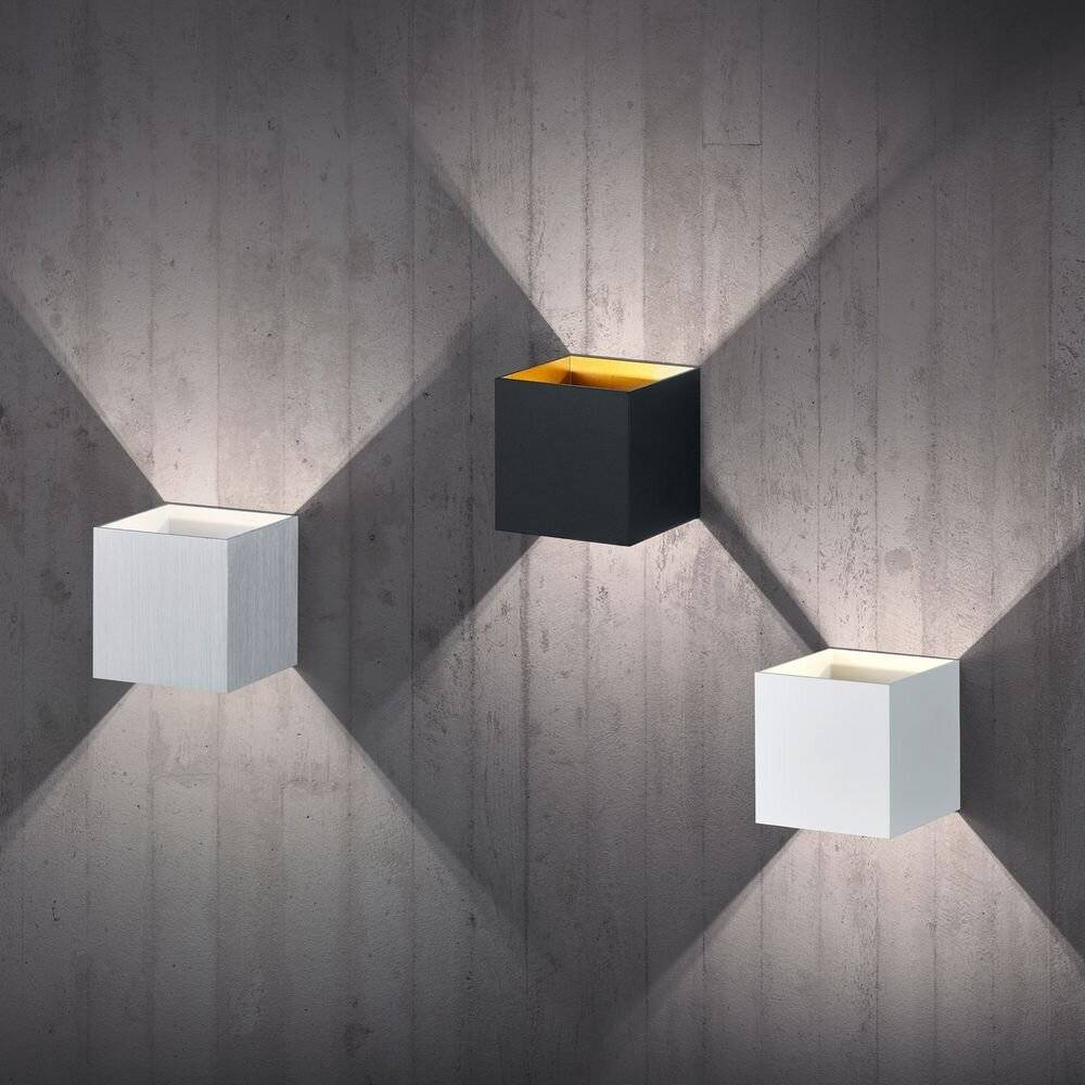 LED Wandleuchte Louis in Weiß-matt 4,3W 430lm