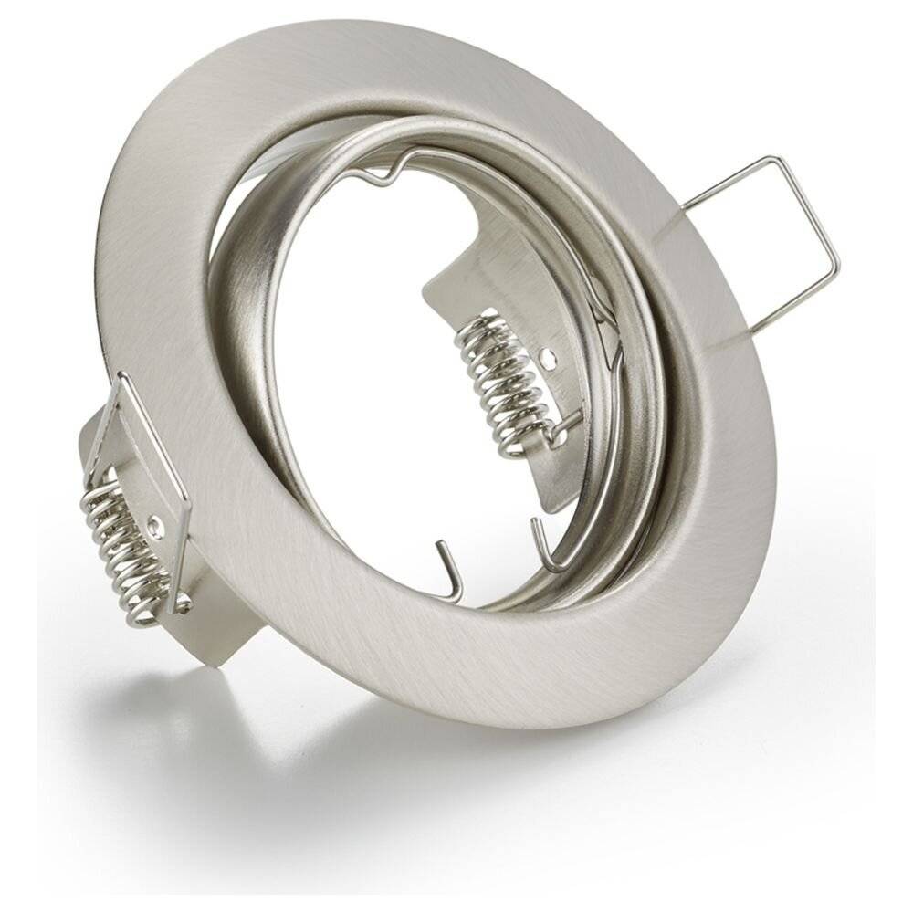 Einbaustrahler Jura in Nickel-matt rundGU10
