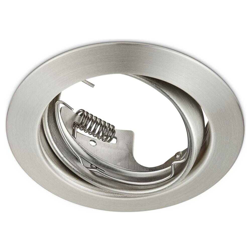 Einbaustrahler Jura in Nickel-matt rundGU10