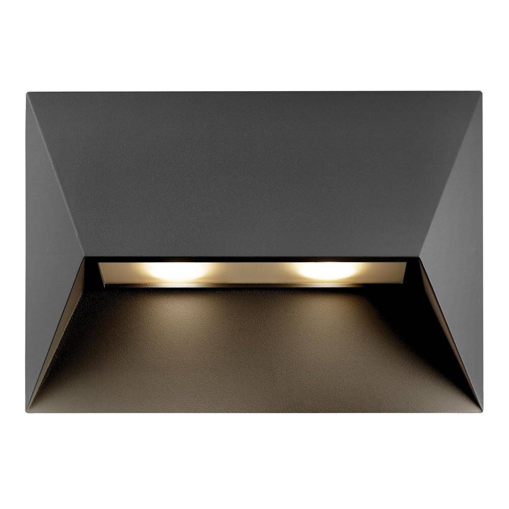 NORDLUX - Wandleuchte LB23 Pontio 27 Black