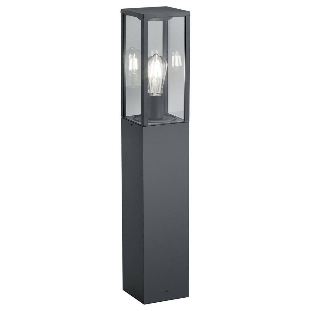 Wegeleuchte Garonne in Anthrazit und Transparent E27 800mm