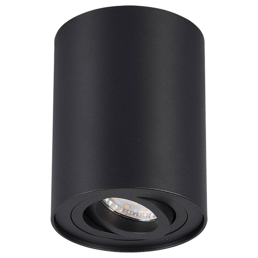 Deckenleuchte Cookie in Schwarz-Matt GU10 1-flammig