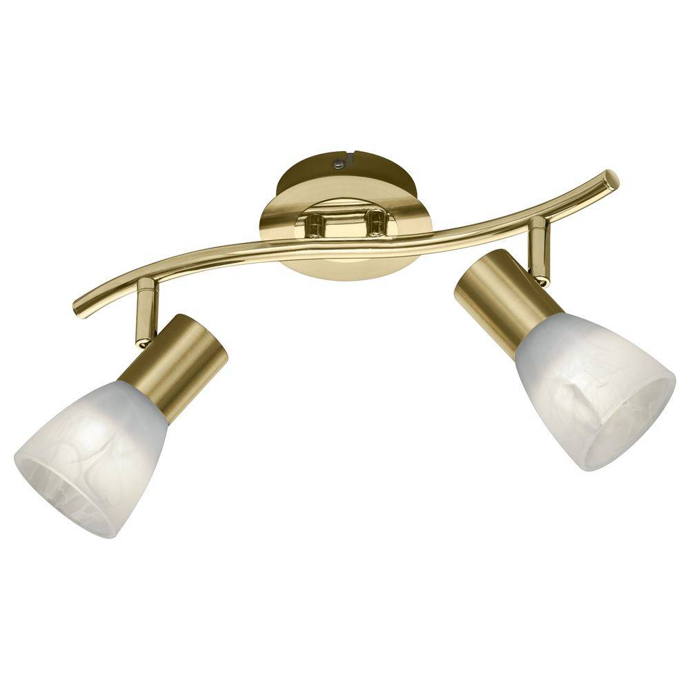 TRIO Leuchten GmbH O LED-Deckenleuchte LB20 2x6W messing