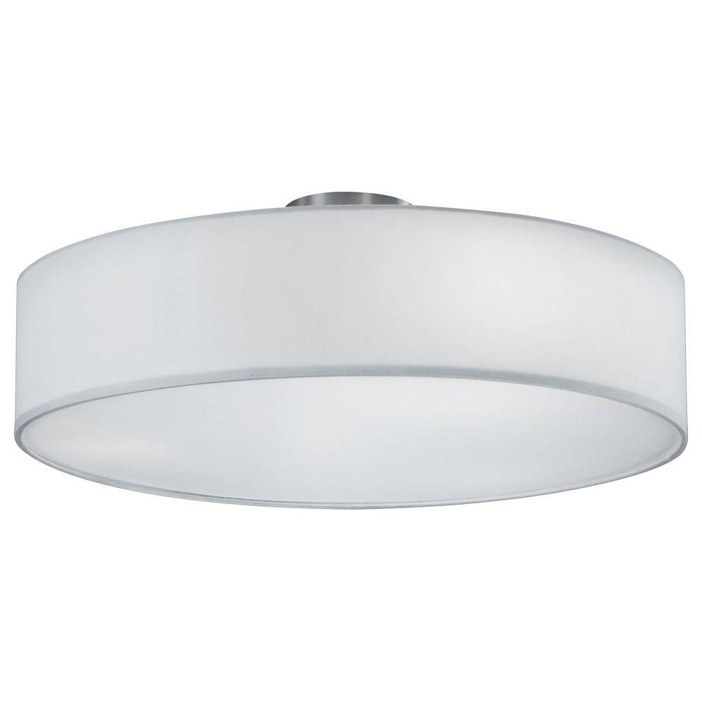 603900301 Deckenleuchte 3xE27 o.LM D 50cm H 15cm Nickel matt